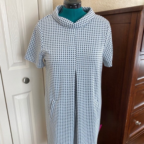 Tyler Boe Kim Cowl Neck Geo Print Tunic Dress - Picture 1 of 9